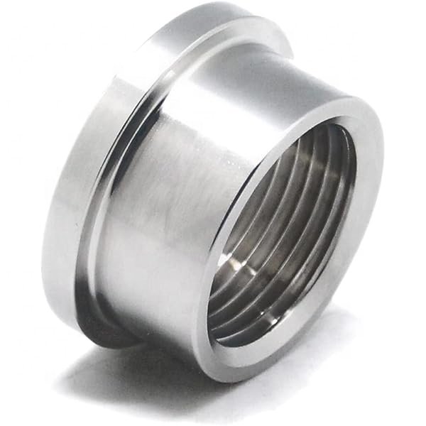 CNC Machining Service Custom NPT Female Aluminum Weld on Bung Fitting Sensor Adapter